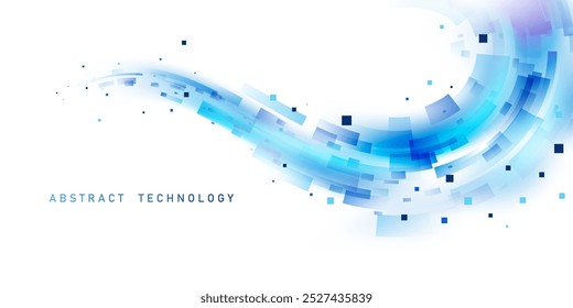 Abstrakter Technologiehintergrund, modernes Design, Vektorgrafik