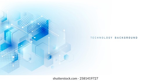 Abstract technology background, modern design vector illustration