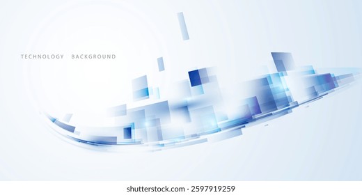 Abstract technology background, modern design vector illustration