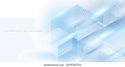 Fondo de tecnología Abstractas, Ilustración vectorial de diseño moderno