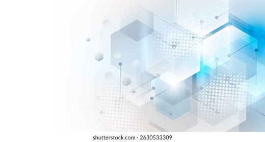 Fondo de tecnología Abstractas, Ilustración vectorial de diseño moderno