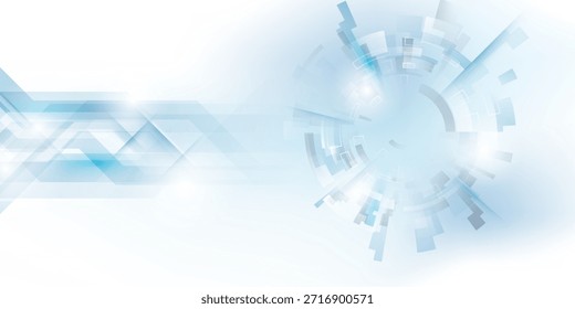 Fondo de tecnología Abstractas, Ilustración vectorial de diseño moderno