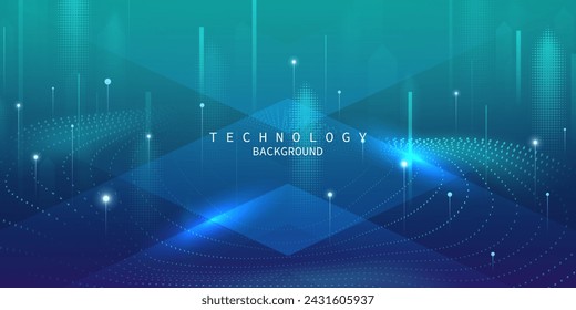 abstract technology background modern vector illustration