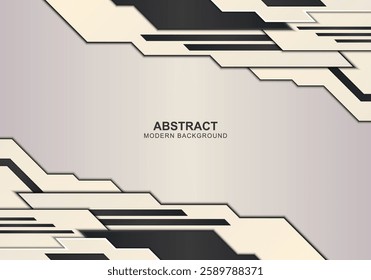 Abstract technology background with neon stripes.