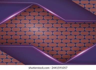 Abstract technology background with oval perforated metallic. on dark space with light effect decoration. Modern graphic design template elements