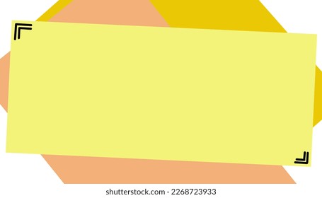 Abstract technology background with overlapping brown and yellow layers geometric shapes. Perfect for website wallpapers, posters, invitation cards, book covers