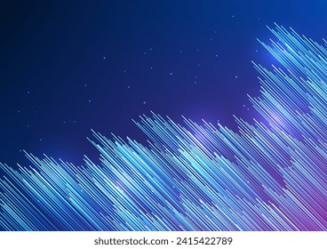 Resumen de los antecedentes tecnológicos Las líneas digitales superpuestas del futuro representan innovación en la transmisión de datos cibernéticos a través de redes de internet de alta velocidad.comunicación futuro, conexión de red