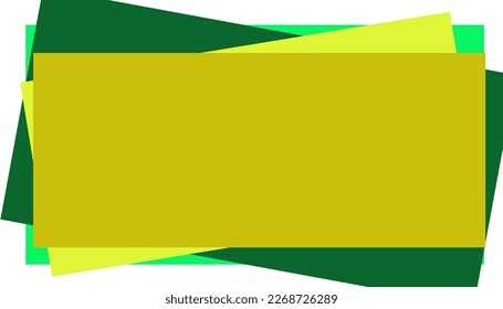 Abstract technology background with overlapping green and yellow layers geometric shapes. Perfect for website wallpapers, posters, invitation cards, book covers