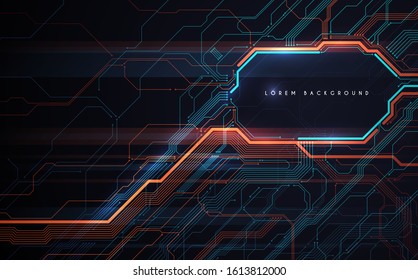 Abstract technology background with place for logo or text