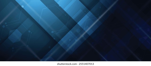 Fundo de tecnologia abstrato com efeito plexo. Arte vetorial.