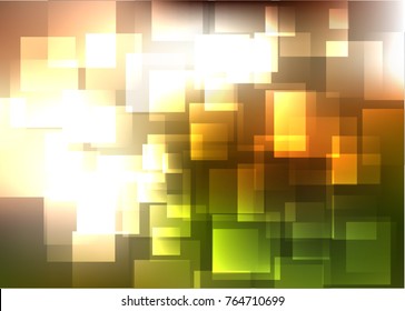 Abstract technology background with rectangles