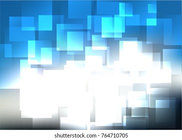 Abstract technology background with rectangles