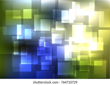 Abstract technology background with rectangles