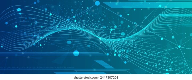 The abstract technology background for science and business presentation.