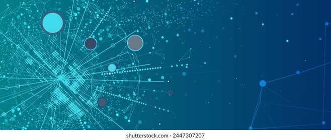 The abstract technology background for science and business presentation.