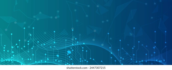 The abstract technology background for science and business presentation.