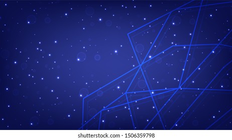 Abstract technology background. science and connecting technology Vector