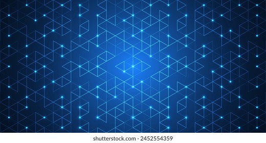 Abstractas fondo de tecnología con un patrón sin fisuras de Formas geométricas simples. Textura de Vector elegante