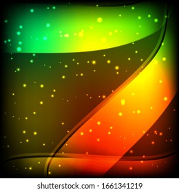 Abstract technology background. Shining colorful lights. Vector illustration.