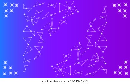 Abstract technology background. Shining colorful lights. Vector illustration.