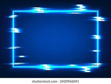 Abstract technology background square geometric shape It is distinctive, modern, hi-tech, digital work, wallpaper, illustration, vector.
