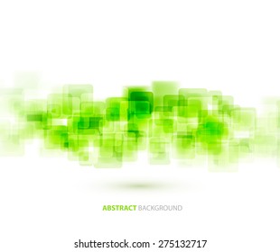 Abstract technology background with square shapes