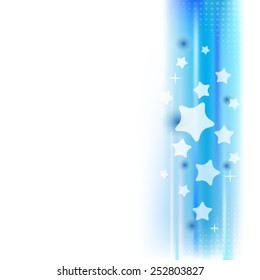 Abstract technology background with stars