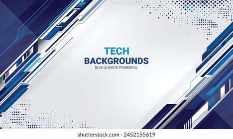 Abstract technology background with stripe and line for web layout, advertising, media and presentation concepts, vector illustration