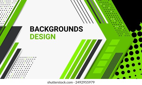 Abstractas fondo de tecnología con franja y línea para diseño de Web, publicidad, medios y conceptos de presentación, Ilustración vectorial