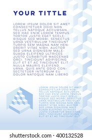 Abstract technology background template (golden ratio) for document or  leaflet