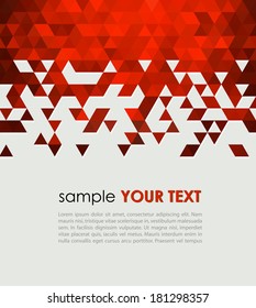 Abstract technology background  with triangle. Vector illustration.