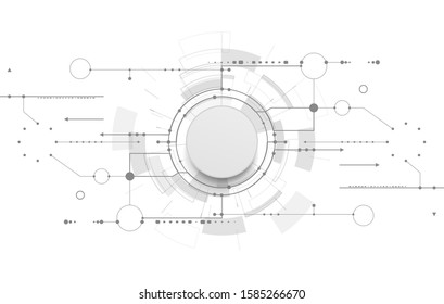 Abstract technology background. Various technology elements. Graphic concept for your design.