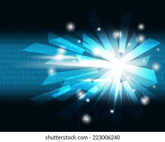 Abstract Technology Background Vector