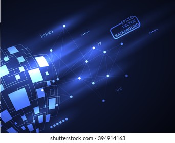 Abstract technology background. Vector