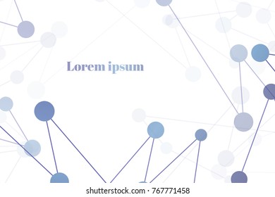 Abstract Technology Background. Vector