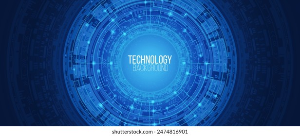 Abstract technology background vector design in eps 10