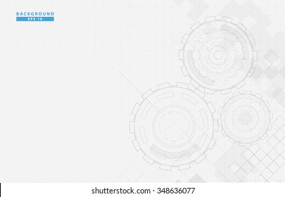 Abstract technology background vector design