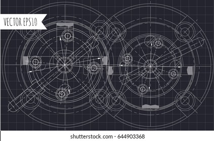 Abstract technology background vector design