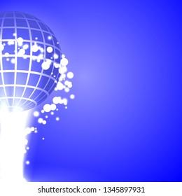 Abstract technology background. Vector hi-tech web illustration