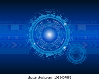 Abstract technology background. Vector illustration.