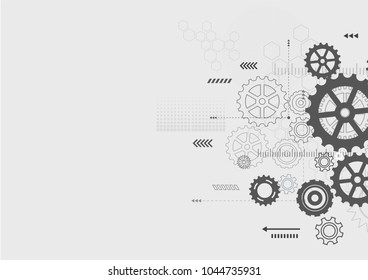 Abstract Technology Background. Vector illustration