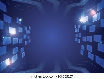 Abstract technology background - vector illustration