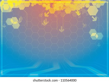 Abstract technology background - vector illustration