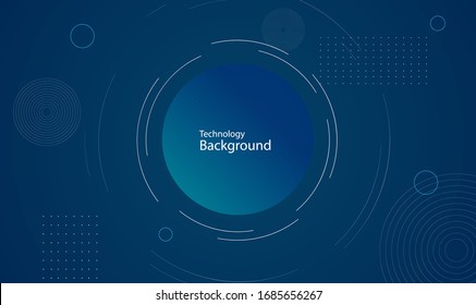 Abstract Technology Background. Technology Background Vector Illustration