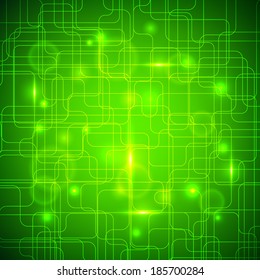 Abstract Technology Background. Vector illustration.