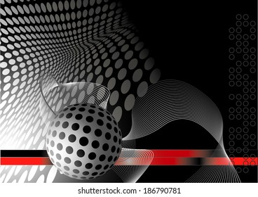 Abstract Technology Background Vector Illustration Stock Vector