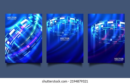 Abstract technology background. Vector Illustration