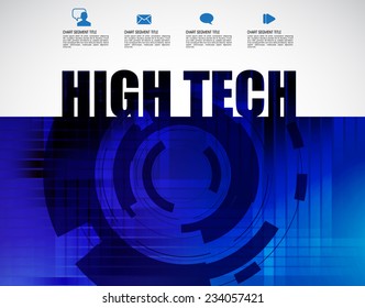 Abstract technology background vector illustration