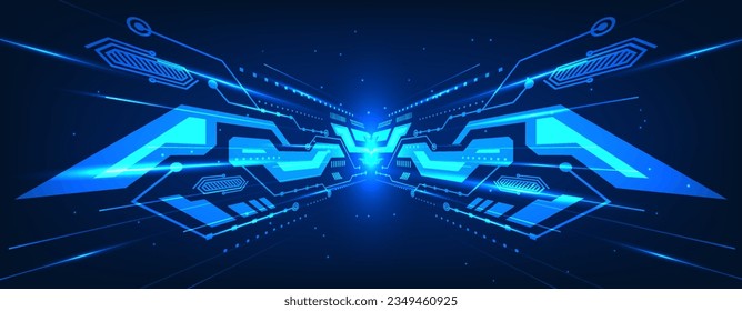 Abstract technology background It is a vector illustration that uses technology elements to make it look more fascinating and suitable for work related to technology