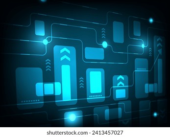 Abstract technology background vector illustration